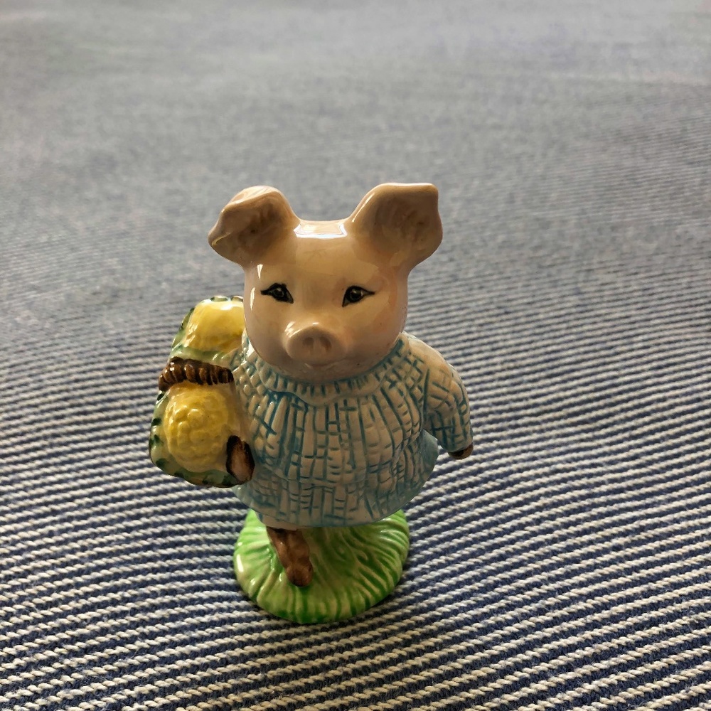 Porcelain Figurine of Little Pig Robinson